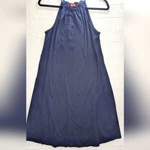245- Joe Fresh Navy Blue Halter Dress